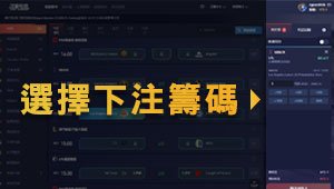 娛樂城電競賽事選擇下注籌碼